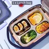 Picknick Slijtvast Voor Kinderen Herbruikbaar PU Leer Thermische Isolatie Lunchtas Cartoon Rits Clre Astronaut School Student 240313