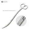 Tools Aquapro Aquarium Fish Tank Stainless Steel Water Grass Scissors Straight /Curved/Waved Professional Landscape Maintenance Tools