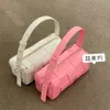 Discount Shops 2024 Neue Tasche aus echtem Leder, ziegelgewebt, Premium-Schulter-Unterarm-Rosa, vielseitiges Handkissen für Damen