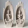 2 pièces mains sculptures bouddha statue moine figurine Tathagata inde moderne yoga nordique décor à la maison bureau décoration accessoires 21032202