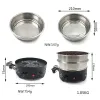 Tools Coffee Roasting Heat Dissipation Coffee Bean Cooling Plate 600g Double Layer 60Mesh Sieve Heat Sink Rapid Cooling Cooler