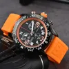 مصمم فاخر مشاهدة مونتر مشاهدة عالي الجودة Avenger Watch Man Quartz Watches Endurance Chronograph 44mm الساعات عدة ألوان حزام مطاط