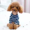 Dog Clothes for Small Dogs Summer Striped Jumpsuit for Chihuahua French Bulldog Coat Soft Pajamas for Dogs Pet Cat Costume XXL Y20359p