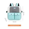 Bolsas Oxford Ploth Space Backpack Bolsa de transportadora de grande capacidade Bolsa de gato de ombro duplo portátil Viagem dobrável Acessórios para animais de estimação ao ar livre