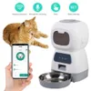 Alimentadores de tigelas para cães 3 5L Wifi Remote APP Controll Smart Automatic Pet Feeder para gatos Cães Dispensador de comida Temporizador Suprimentos Alimentação 2869