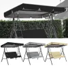 Nets Outdoor Swing Canopy Replacement Chair Canopy Seat 210D Oxford Cloth Windproof Cover Swing Canopy For Porch Backyard Garden