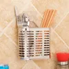 Kitchen Storage 304 Stainless Utensil Organizer Clothes Drying Rack Steel Chopstick Holder Metal