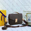 Women designer torba Metis Elegancka torba na ramię skórzane skrzynki utlenianie MessengerCrossbody Worka Odłączane paski wielofunkcyjne 2 -częściowy zestaw torebki torebki torebki