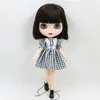Icy DBS Blyth Doll 16 BJD Joint Body Short Brown Hair Matte Face 30cm Toy Girls Gift Anime 240311