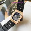 Ekscytujący zegarek RM Watch Hot Watch RM010 Series 18K Rose Gold Machine RM010 48*39 mm
