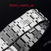 AP Hot Watch Racing Watch Royal Oak Series 15500ST.OO.1220ST.02 Серый слон с лицевой панелью из стали королевского цвета с гарантийным талоном