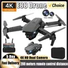 Drones Nouveau E88Pro RC Drone 4K professionnel 1080P grand Angle double caméra HD pliable RC hélicoptère WIFI FPV hauteur tenir tablier vendre ldd240313