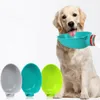 Dog Travel Water Bottle Dispenser Portable Pet Dogs Drinking Water Feeder för hundkatt utomhus vattenskålens flaskan leveranser