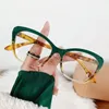 Lunettes de soleil 1PC Mode Anti Blue Light Blocking Lunettes Cadre Femmes Luxe Designer Lunettes Dames Optique-Lunettes