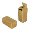 Förpackningslådor Partihandel 31x31x83cm White Kraft Paper Box Black Soft Cardboard per flaska Packaging Oil Package Foldbar Lipstic Drop D OTPG7