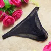 Underpants Sexy Mens See-Through Mesh Panties T-Back Thong Sheer Breathable Underwear Male G-String Ultra Thin Briefs Knickers