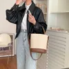 HBP icke-varumärke 2024 Koreansk stil stor kapacitet handväska mode sty