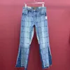 Men's Plus Size Pants 2024ss Unwashed Selvedge Mens Raw Denim Jeans High Quality Indigo Small Quantity Wholesale Price Japanese Style Cotton Japan RED g985