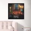 Caligrafii Sieci Memories Nie otwieraj albumu muzycznego plakat covas Canvas Art Druku