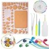 DIY ورق Quilling Tools Tomplate Mould Board Board Teedles Tweezer Hamdmade Crafts Decoration Tool Tool Other Arts and 286y