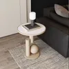 1PCS Creative Home Living Room Coffee Table Simple Standing Nordic Small Unique Aesthetic Round Minimalist Neuble Furniture For Indoor Decor