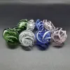 Glass Pipe Pyrex Smoking Hand Spoon Pipes High Quality Colorful Tube Thick Tobacco Dry Herb Smoke Accessory Bong ZZ