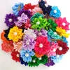 Dog Apparel Flower 50pcs Pet Hair Bows Rubber Bands With Pearl Floret BowsGrooming ProductsCute Gift191i