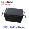 LiitoKala 12V 280Ah lifepo4 battery DIY 12.8V 280AH rechargeable battery pack for E-scooter RV Solar Energy storage system