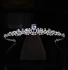 Faixa de cabelo de noiva cocar flash diamante zircão pequena coroa jóias de cabelo princesa aniversário casamento acessórios de desempenho 2190756