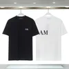 Amirir Shirt Tshirt Mens Designer TシャツTシャツの乗組員クイックドライコットンブレンドレタープリントカジュアルサマー服TシャツMEN SHORT POLOS