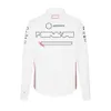 F1 2024 Team Shirt Formel 1 Racing Polo Collar Long Sleeve Shirt Driver Fans T-shirt Jersey Spring Summer Mens Shirts Tops Custom