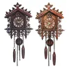 Vintage Wooden Hanging Cuckoo Wall Clock for Living Room Home Restaurant Bedroom Decoration211a