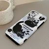 Han Feng Black Cat 11 Phone Case 13 promax Adequado para 14 pequenos e fofos 12 filmes 15 rígidos