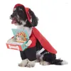 Odzież dla psów świąteczne ubrania dla zwierząt strój cosplay pionowe halloweenowe spotkania śmieszne stroje szczeniaka oddychające tkaniny