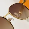 Nowe okrągłe okulary przeciwsłoneczne Z1950U Metalowa rama prosta i popularna styl wszechstronny na zewnątrz Uv400 Protection