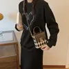 a Niche Designer Handbag for Women in Autumn and Winter Internet Celebrity Live Streaming Single Shoulder Diagonal Cross Bag Mobile Phone Versatile