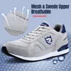 LARNMERN hiver chaussures de sécurité hommes sans lacet chaussures à bout en acier femmes Construction Sneaker respirant léger antistatique chaussure de travail 240306