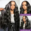 HD 250% Transparante Body Wave 30 40 Inches 5X5 Lijmloze babyhaar 13X4 Front Menselijk haar Pruiken 13X6 Kant Frontale Pruik