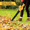 Polijsters Cordless Leaf Blower for 18v 20v Max Battery Handheld Electric Jobsite for Lawn Care/snow/leaf/dust Blowing (no Battery)