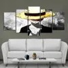 Peinture sur toile de Style moderne, affiche murale, personnage d'anime One Piece, singe Luffy avec un chapeau doré, pour la décoration de la maison, 261K