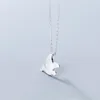 Pendentifs Collier élégant en argent sterling 925 avec oiseau volant