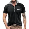 T-shirts pour hommes Casual Business Couleur unie Revers Boutons imprimés Chemise pour hommes T-shirt surdimensionné Vêtements Y2k