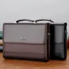 Lederen Executives Aktetassen Voor Mannen Designer Business Tote Bag Portemonnee Handtas Schoudertas Ipad Vierkante Kant Crossbody Document 240313