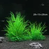 Aquariums 2452 cm Grands plantes d'aquarium Plastique Grass Pish Tank Decor Artificial Fake Water Plant Ornements Aquarium Accessoires