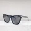 선글라스 판매 고양이 눈 아세테이트 소녀 SL214 패션 트렌드 브랜드 디자이너 레트로 빈티지 여성 안경 여성 Sun UV400