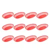 Ensembles de vaisselle 12 pcs Chips Panier Paniers de rangement Assiette de fruits Plateau de service en plastique rapide