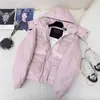 Designer Down Jackets Puffer Jacket With Letter Button Lambskin Casual Outdoor Winter Warm Thickened Zipper Designer Coats Jacket Tops