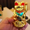 Maneki Neko Lucky Cat Chinese Feng Shui Waving Wealth Fortune Cat Waving Hand Cat Gold243n