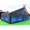 free air ship to door Outdoor Activities customized 10mLx5mWx3.5mH (33x16.5x11.5ft) inflatable obstacle house inflatable maze Haunted House for Halloween