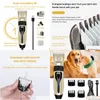 Toelettatura cani Tagliacapelli elettrico per animali domestici Rasoio ricaricabile tramite USB Basso decibel Taglio di capelli per animali Hine Drop Consegna Casa Giardino Pet Otrta